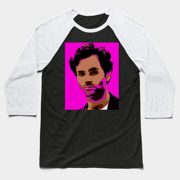 penn badgley Baseball T-Shirt by oryan80